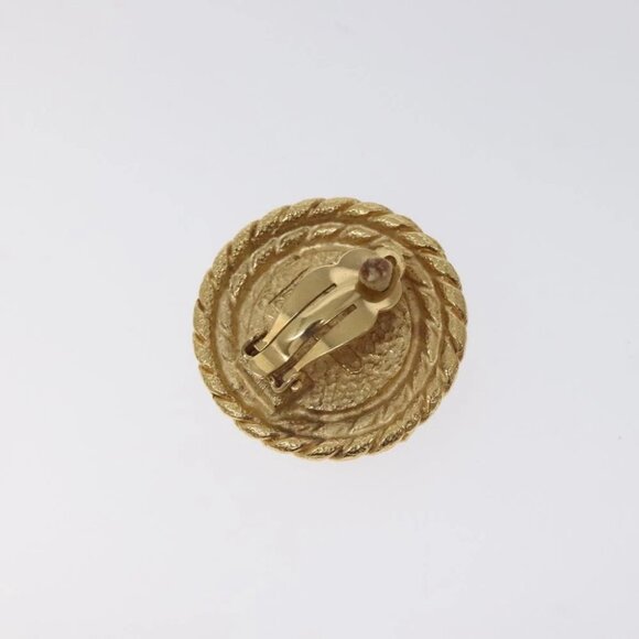 BALENCIAGA Earring Metal Gold Auth bs26822 - Picture 4 of 9